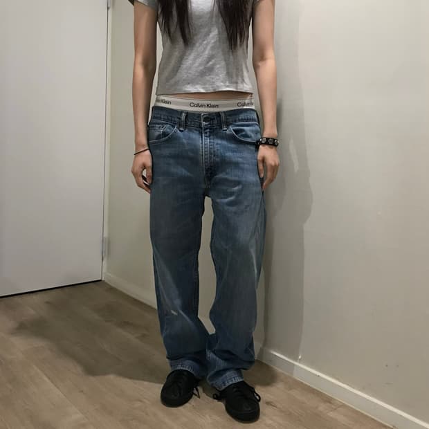 리바이스 505 데님 34