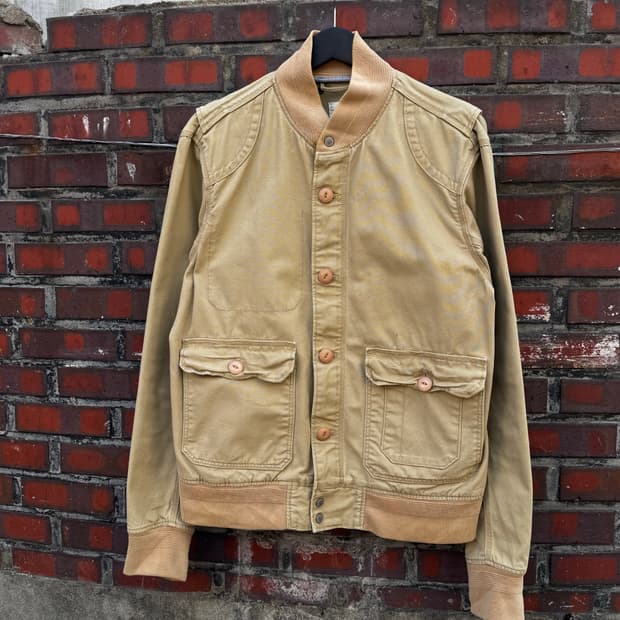 Kenpark 캔버스 A-1 봄버자켓 