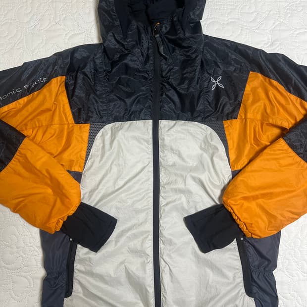 몬츄라 스카이 자켓 M 흰색주황 흰주