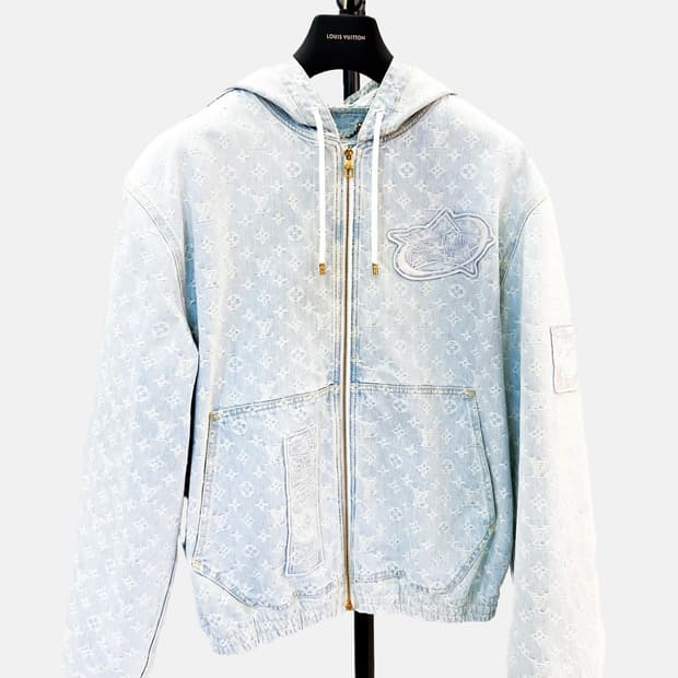 [52/매장판] 루이비통 X NBA 모노그램 데님 후드 자켓