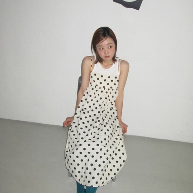 파크빈 parkvin 도트 드레스 dot dress (단종)