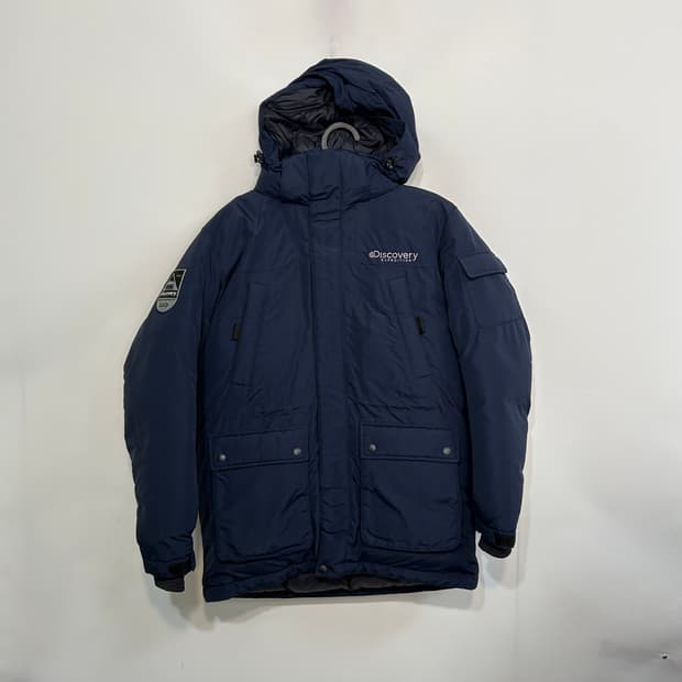 디스커버리 남성 구스다운 패딩 95 네이비