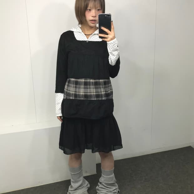 무채색 니혼진 감성 코디 Setྀི 