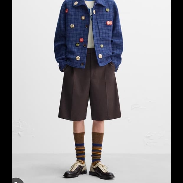자라 x 해리 램버트 체크 자켓