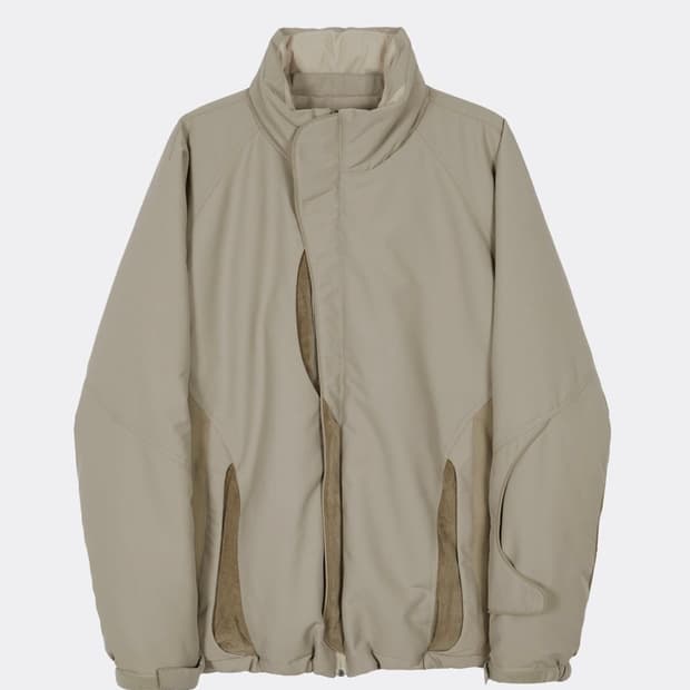 EP.2 SYNOPSIS 01 PADDED JACKET-BEIGE 