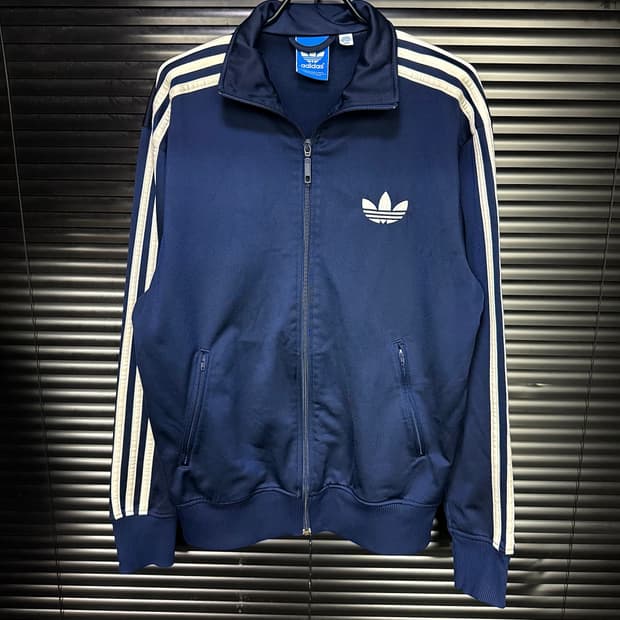 아디다스 구 파이어버드 네이비 남색 져지 저지 트랙탑 M 95 베켄바우어