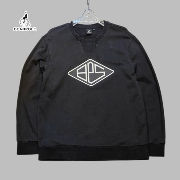 100 빈폴 블랙 맨투맨 