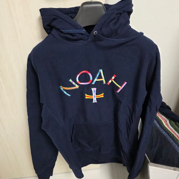노아 코어 로고 후드티 L