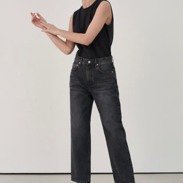 regular fit jeans 레귤러 핏 흑청 데님 청바지 바지