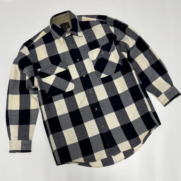 BAROCCO 빅 버팔로 체크 플란넬 셔츠