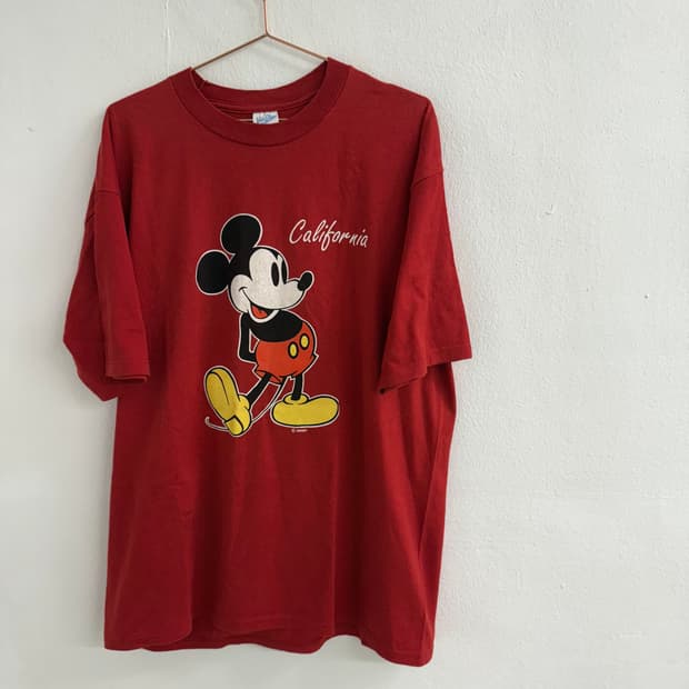 90s usa velva sheen 미키마우스 L