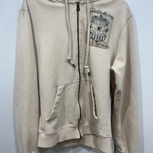 빈티지 폴로 후드집업