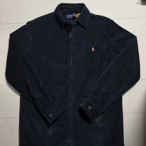 폴로 랄프로렌 코듀로이 셔츠 자켓 블랙 S
