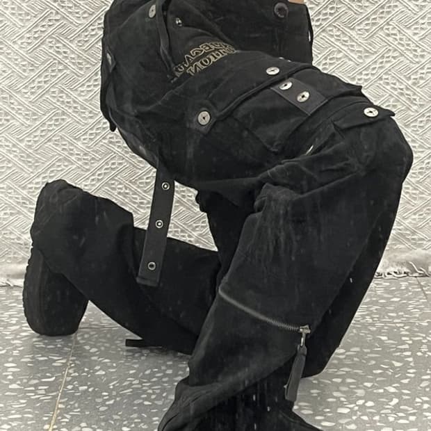 DOHC 스트릿 힙합 멀티포켓 카고팬츠 34인치 C06587