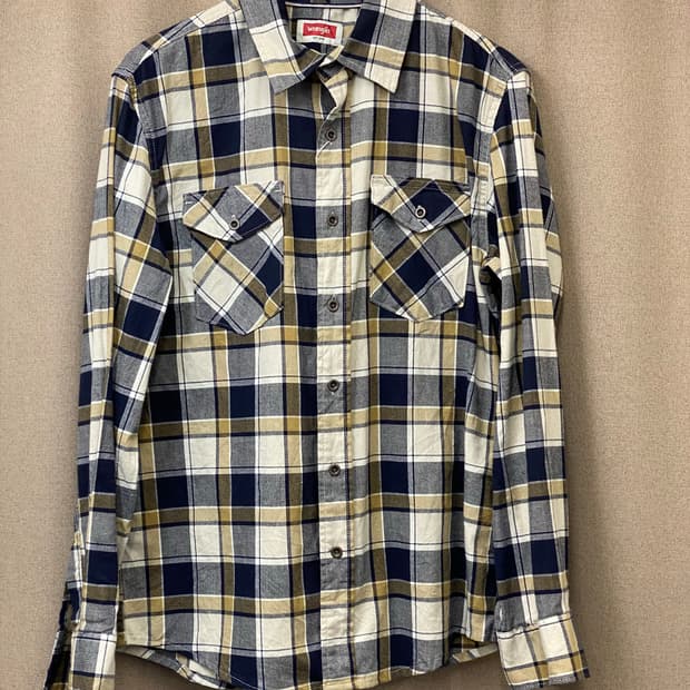 랭글러 체크 셔츠