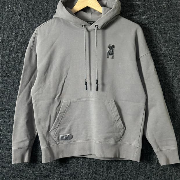 라이프워크 회색 후드티 XS