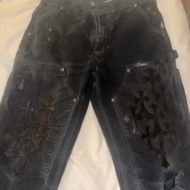 Chrome Hearts Cross Patch Jeans