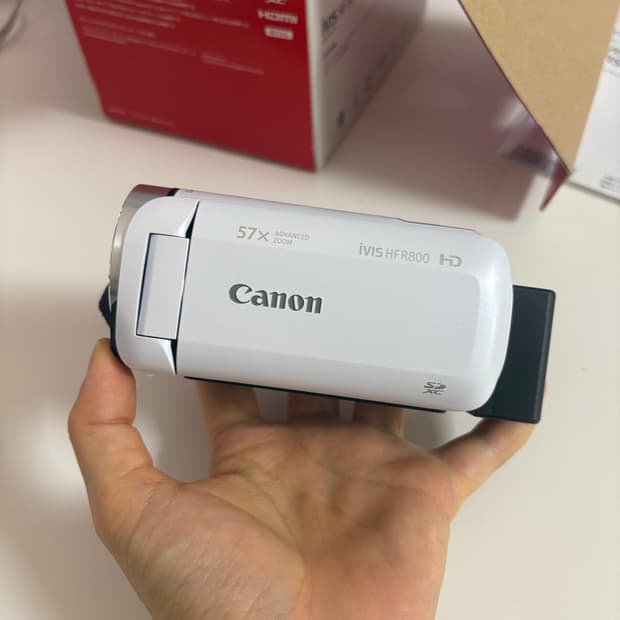 [풀박스] canon ivis hf r800 (vixia 800) 화이트