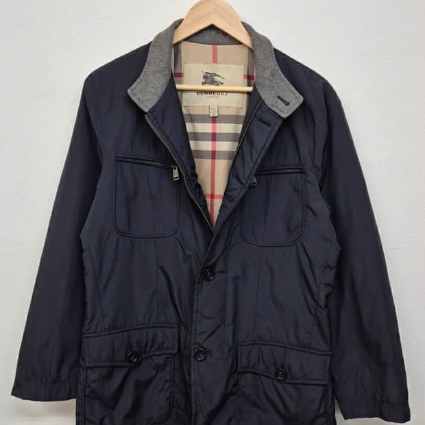 [S] 버버리 인슐레이션 나일론 자켓