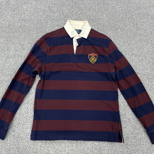 폴로 랄프로렌 00s 스탬프 럭비티