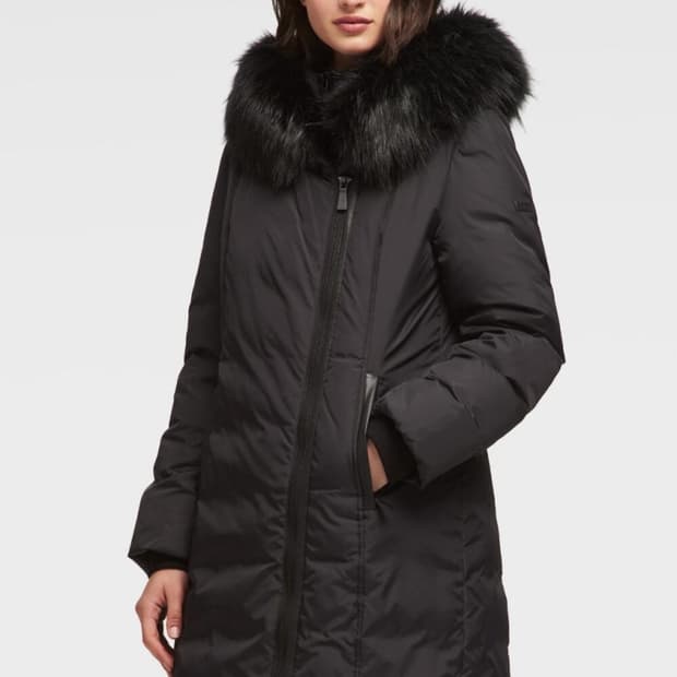 DKNY 여성 덕다운 패딩 L