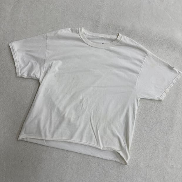 실측확인 챔피온 반팔 티셔츠 0413T