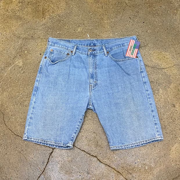 미국 빈티지 리바이스 505 연청바지 36size