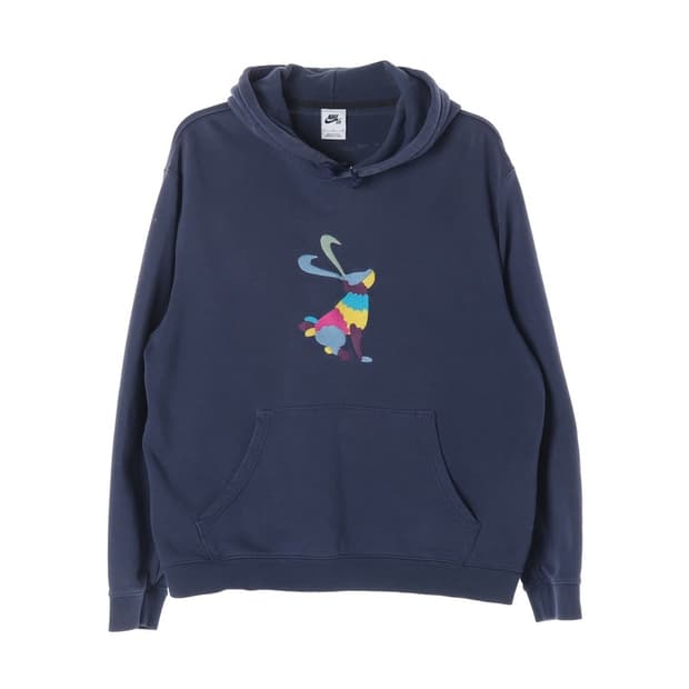 NIKE SB 네이비 컬러 그래픽 후디 XL