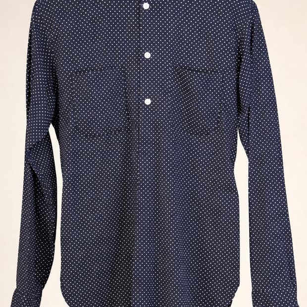 Engineered Garments 네이비 도트 셔츠 M (USA)
