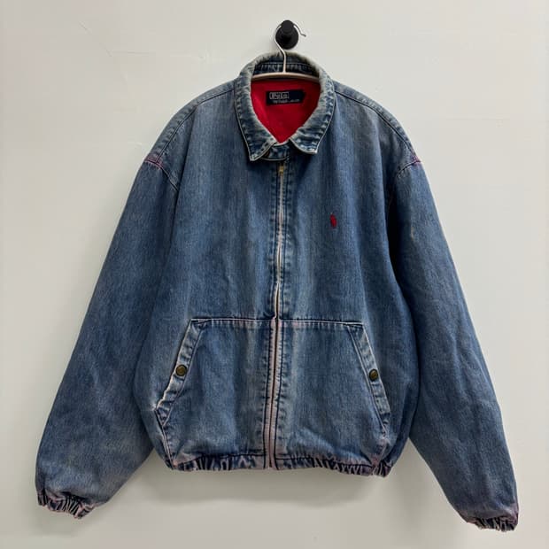 80s POLO RALPH LAUREN 폴로 데님 스윙탑 자켓
