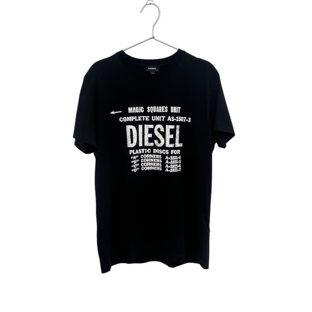 Diesel 스펠아웃 프린트 티셔츠