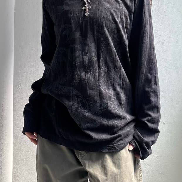 Vintage Fr Jeans Graphic Long Sleeve