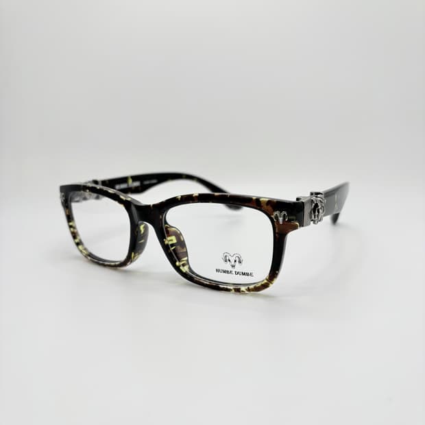 HUMBE DUMBE 호피 버팔로 뿔테