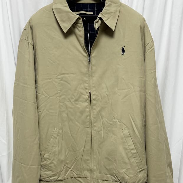 no.96 폴로 랄프로렌 베이지스윙톱 자켓 xl 미사용제품