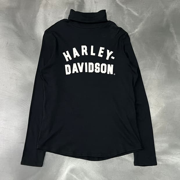 할리데이비슨 데드스탁 로고 터틀넥 니트 y15135