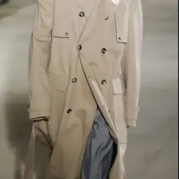 [새상품급/48] 에뛰드 Denis 트렌치코트 베이지