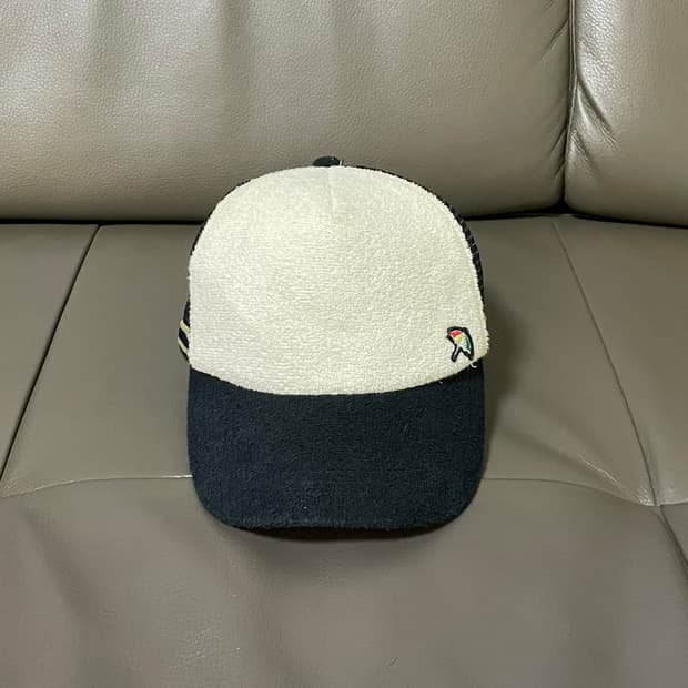 빈티지 테리 패브릭 메쉬 트러커 캡