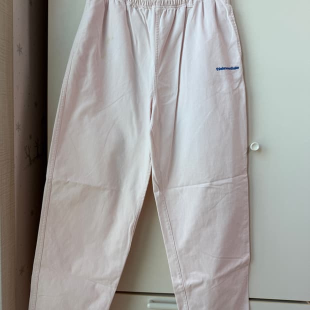 thisisneverthat 핑크코튼팬츠