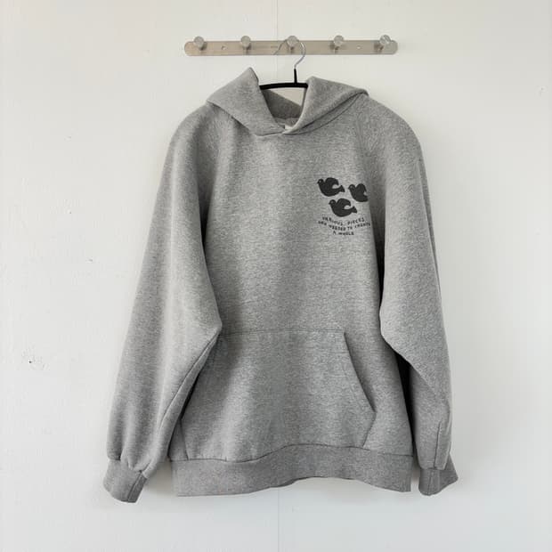 L사이즈 컬렉트피시스 후드 그레이