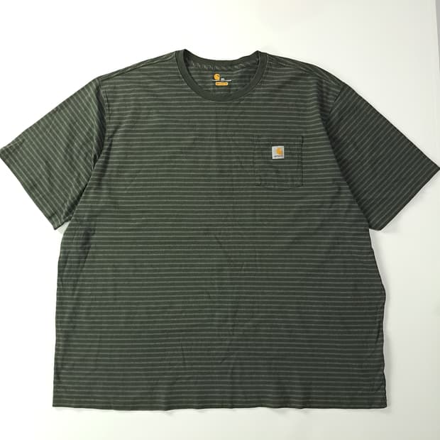 CK371 5XL 칼하트 K87 포켓스트라이프 반팔 티셔츠