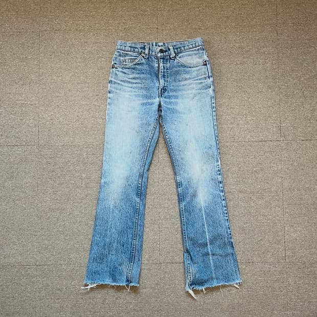 빈티지 90s 리바이스 517 데님 부츠컷 벨바텀 플레어진