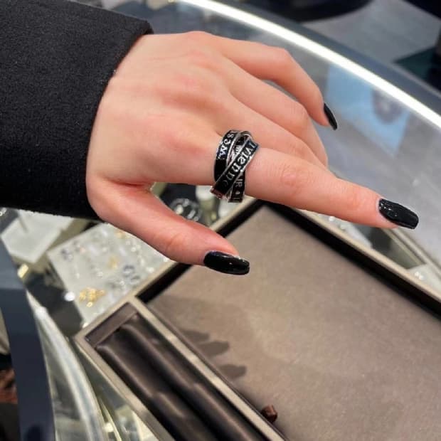 비비안웨스트우드 트리플 레이어링 반지 percy ring