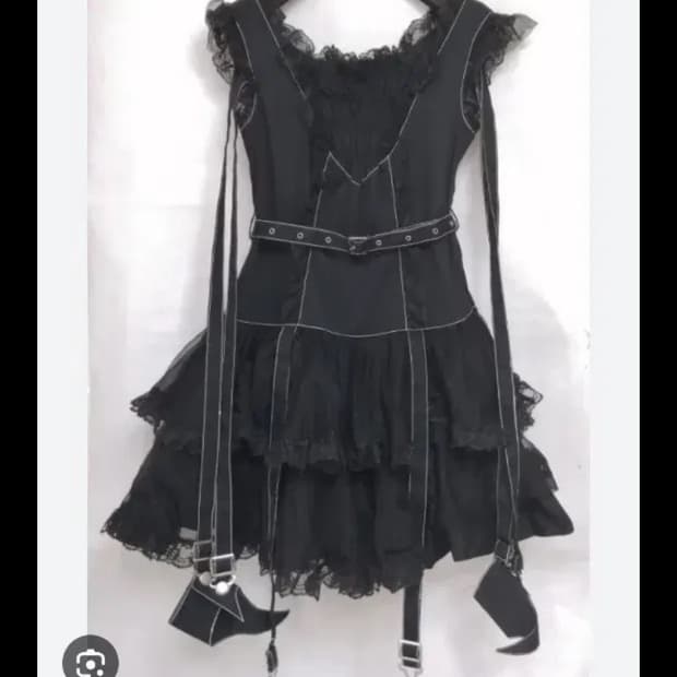 일본 빈티지 고스로리 원피스