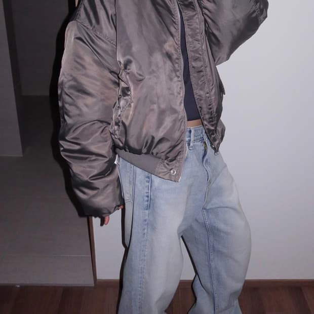 낫띵인커먼 항공점퍼 ma-1 (카키)