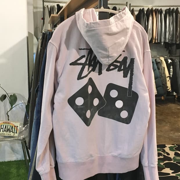 Stussy 스투시 다이스 후드티 블러쉬