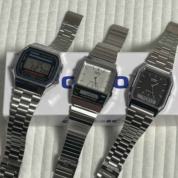 카시오 메탈시계