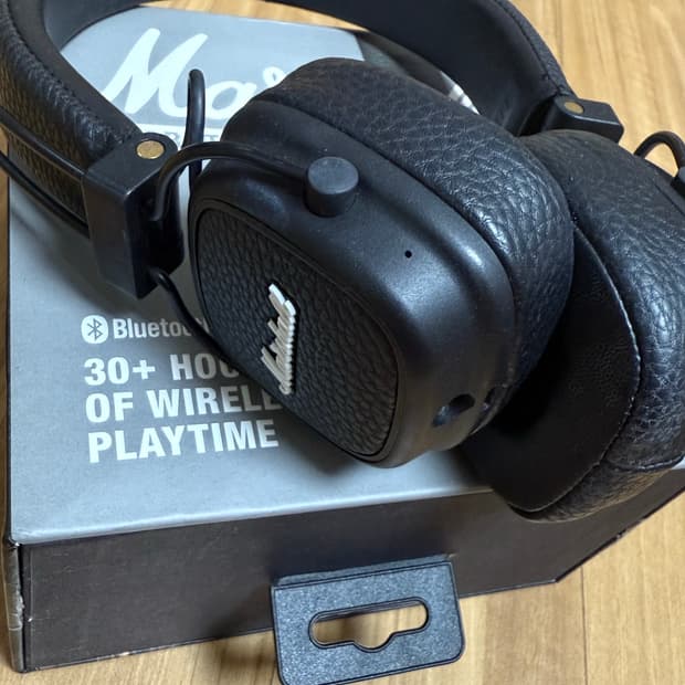 마샬 메이저3 헤드폰(블랙)