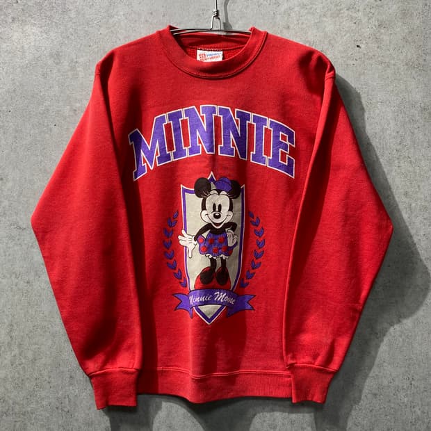 [S] 90s Hanes 헤인즈 디즈니 미니마우스 스웻셔츠