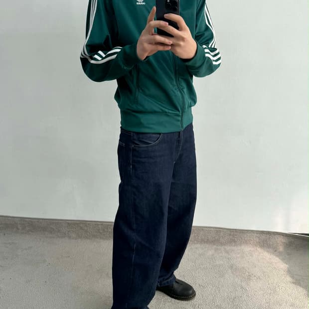 [2XL] 아디다스 파이어버드 그린 트랙탑 져지