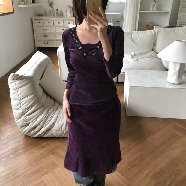 Michel Klein purple skirt (26)